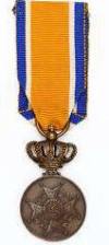 Oranje Nassau eremedaille in brons